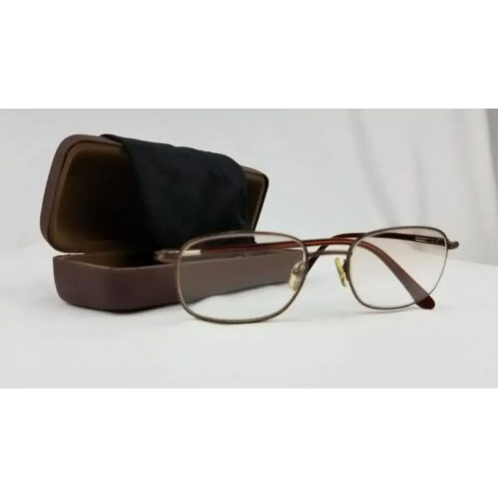 Coleman eyeglass frames Full metal frame zyl‎ temples Brown